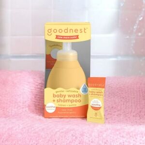 Goodnest Baby wash & shampoo Tablet + Reusable Pump Bottle (12oz)